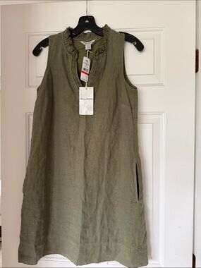 Two Palms Double Ruffle Dress XS
